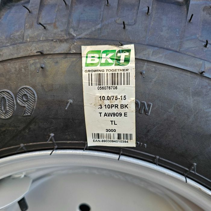 Koło 10.0/75-15.3 BKT Do ciągnika Nowe Gwarancja