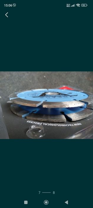 Диск алмазный штроборез двойной