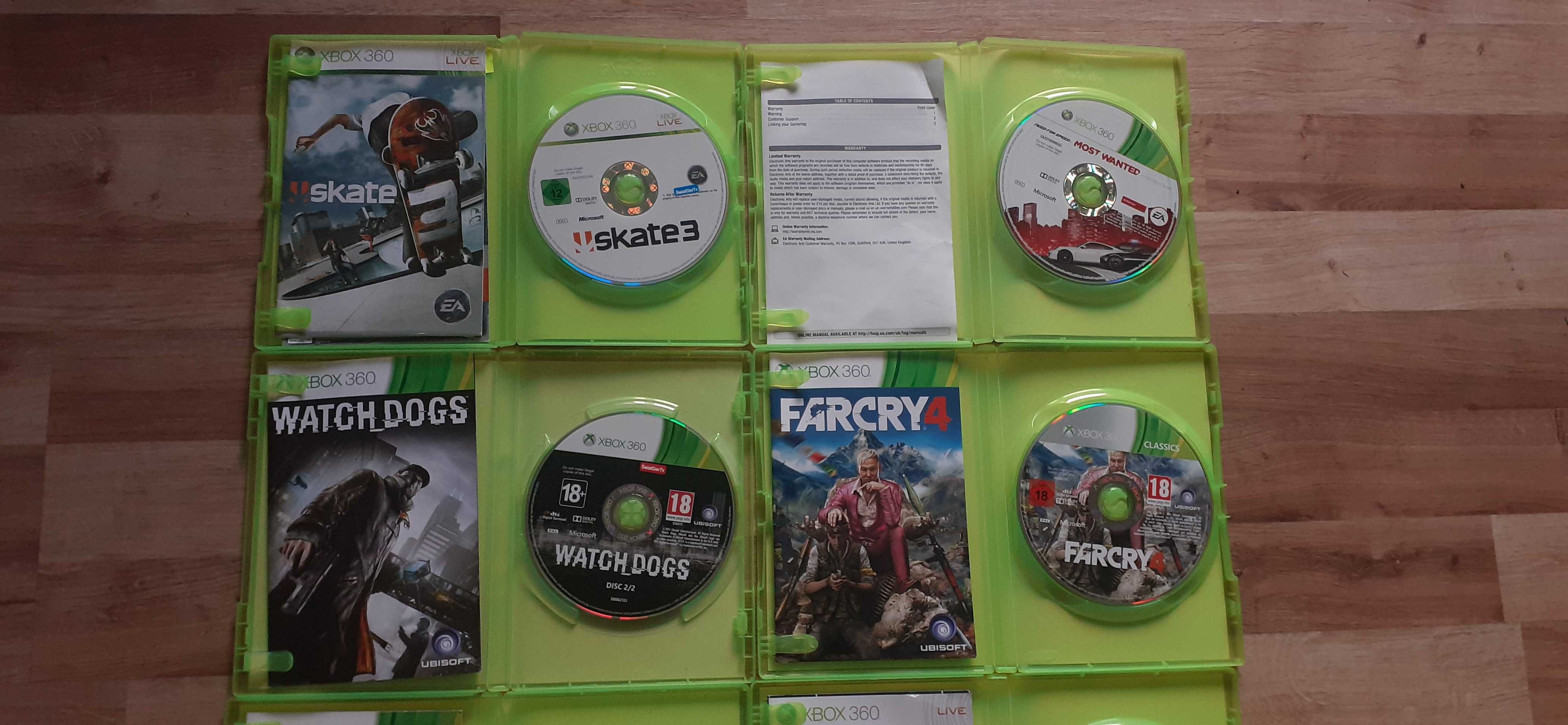 Gry Xbox 360 (GTA,resident evil,NFS,farcry,Lego,skate)