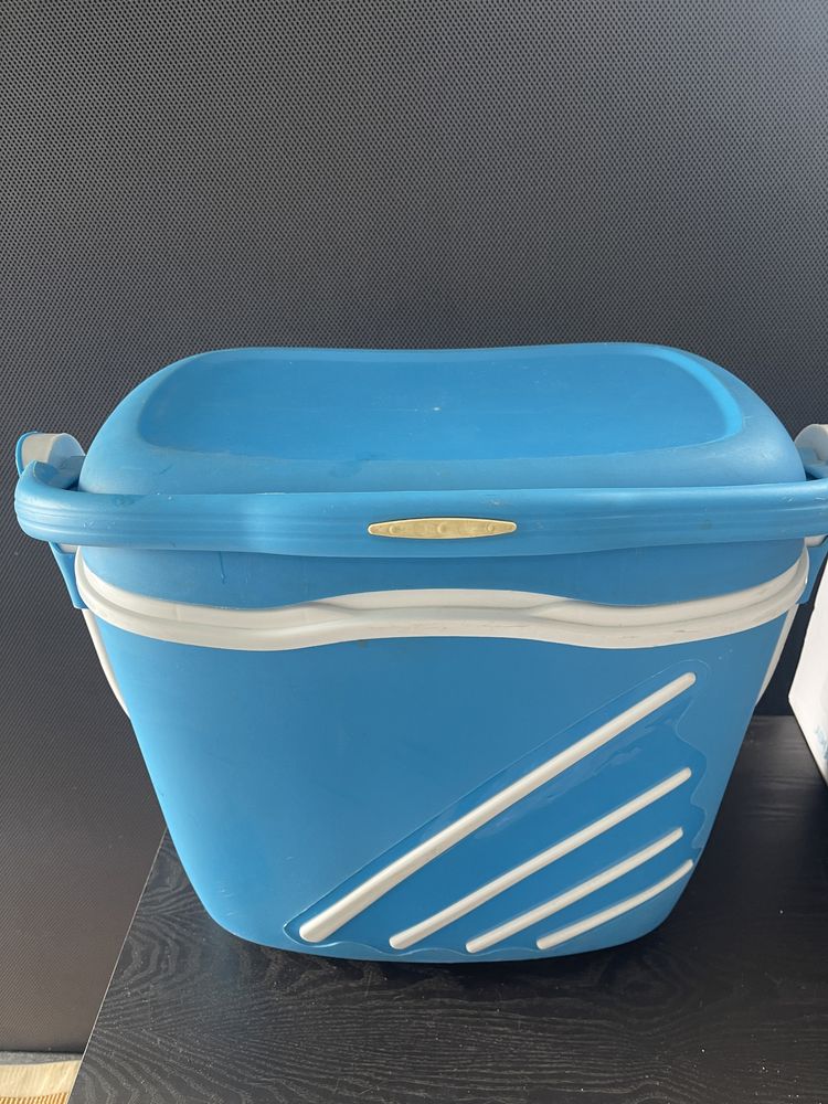 Frigorífico portátil com recargas, azul, praia, picknik