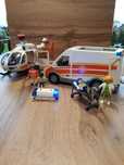 Playmobil karetka 6685 helikopter 6686