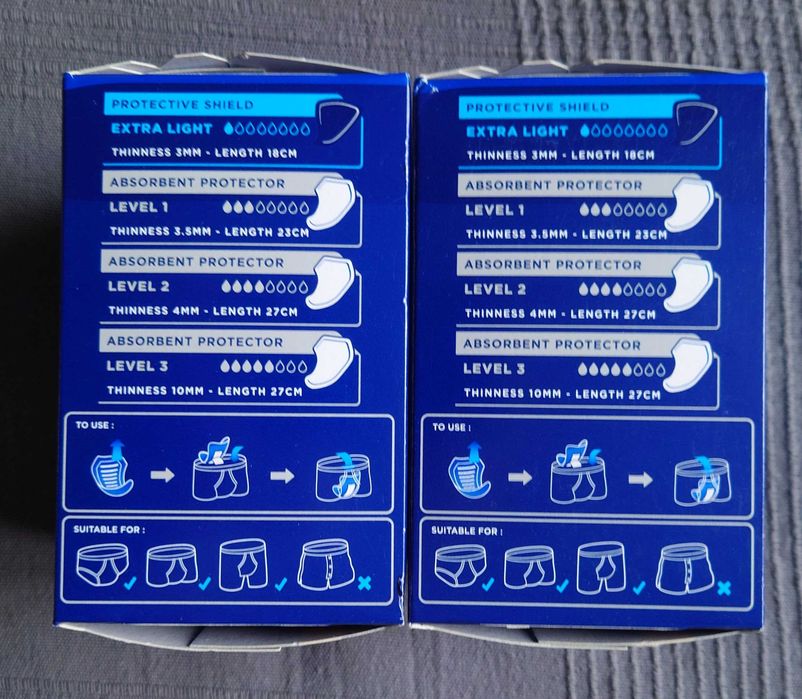 Wkładki TENA Men Active Fit Extra Light 28 szt. (2 x 14)
