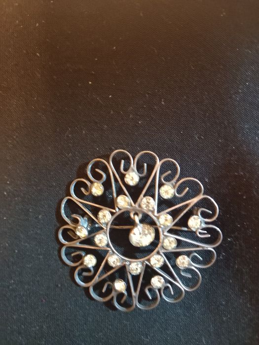 Брошь серебро 875 винтаж