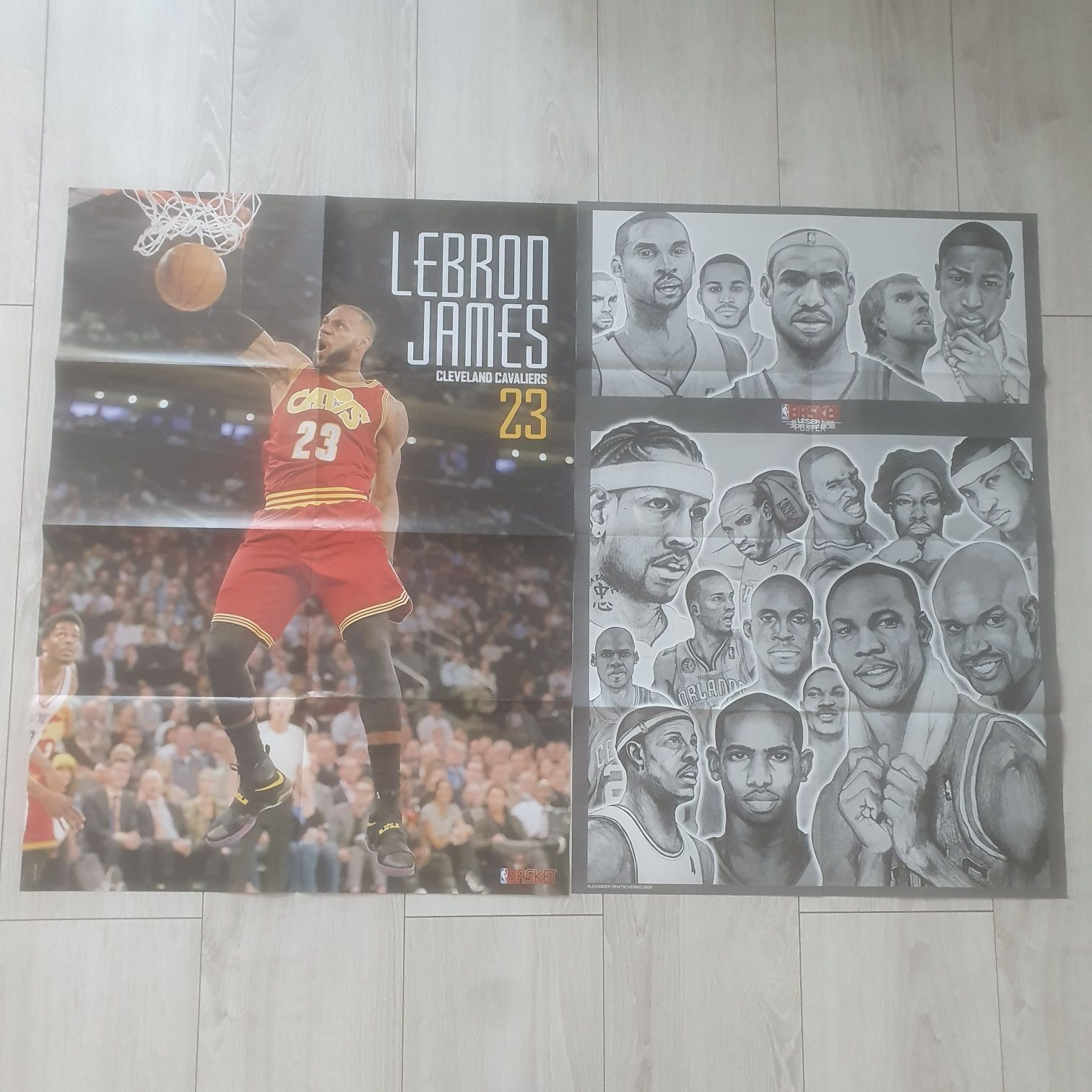 LeBron James plakat NBA 6 sztuk dwustronne