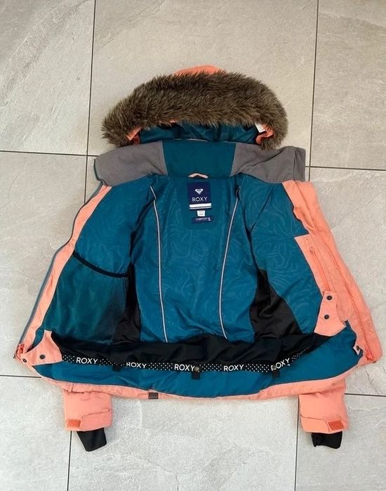 Kurtka puchowa Roxy rozm. M na narty snowboard ocieplana zimowa