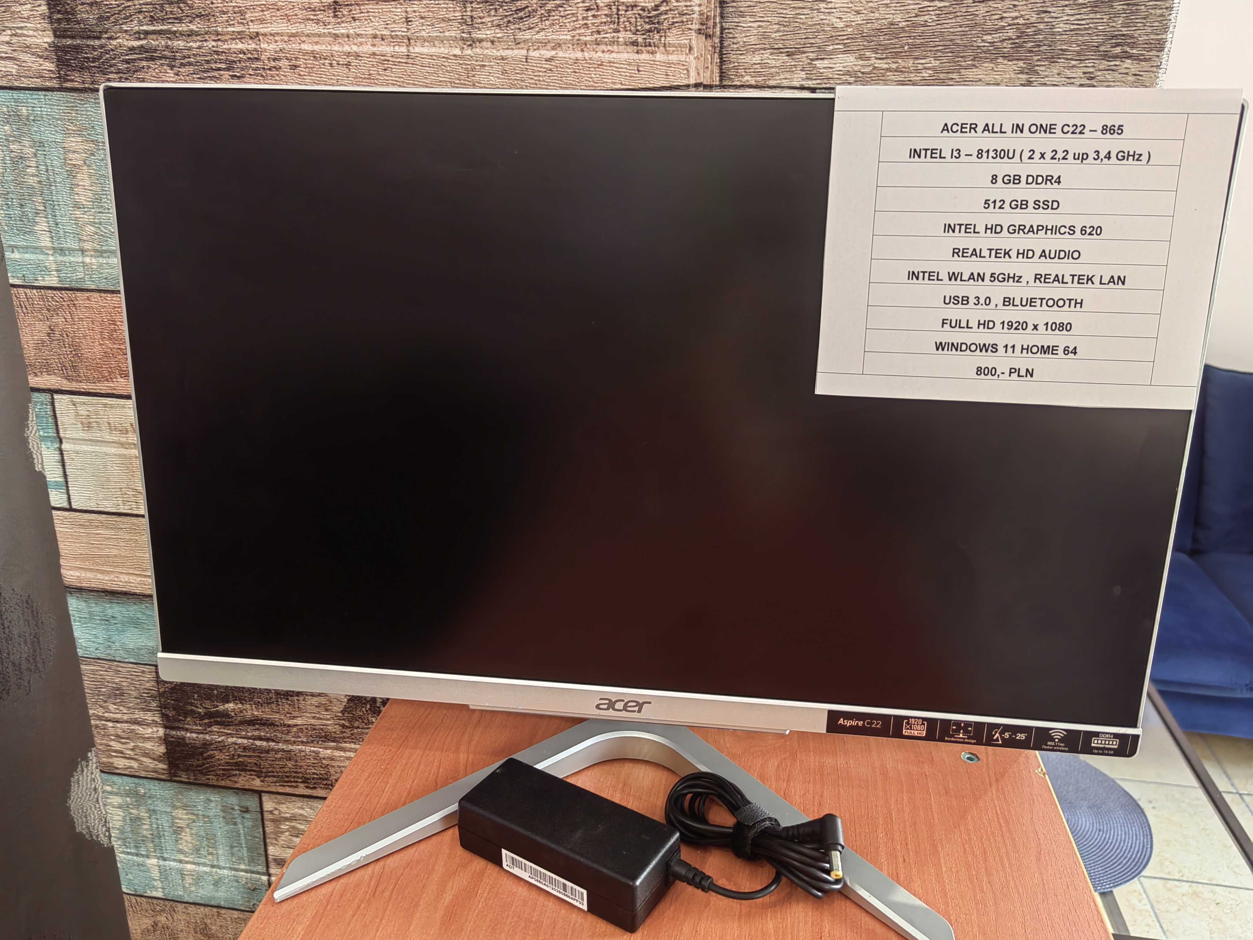 Komputer All in One Acer C22 Windows 11 , SSD