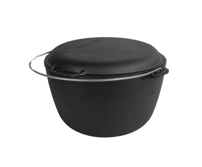 Узбецький казан / казан wok/ казан з кришкою сковородою / brizoll 6-12
