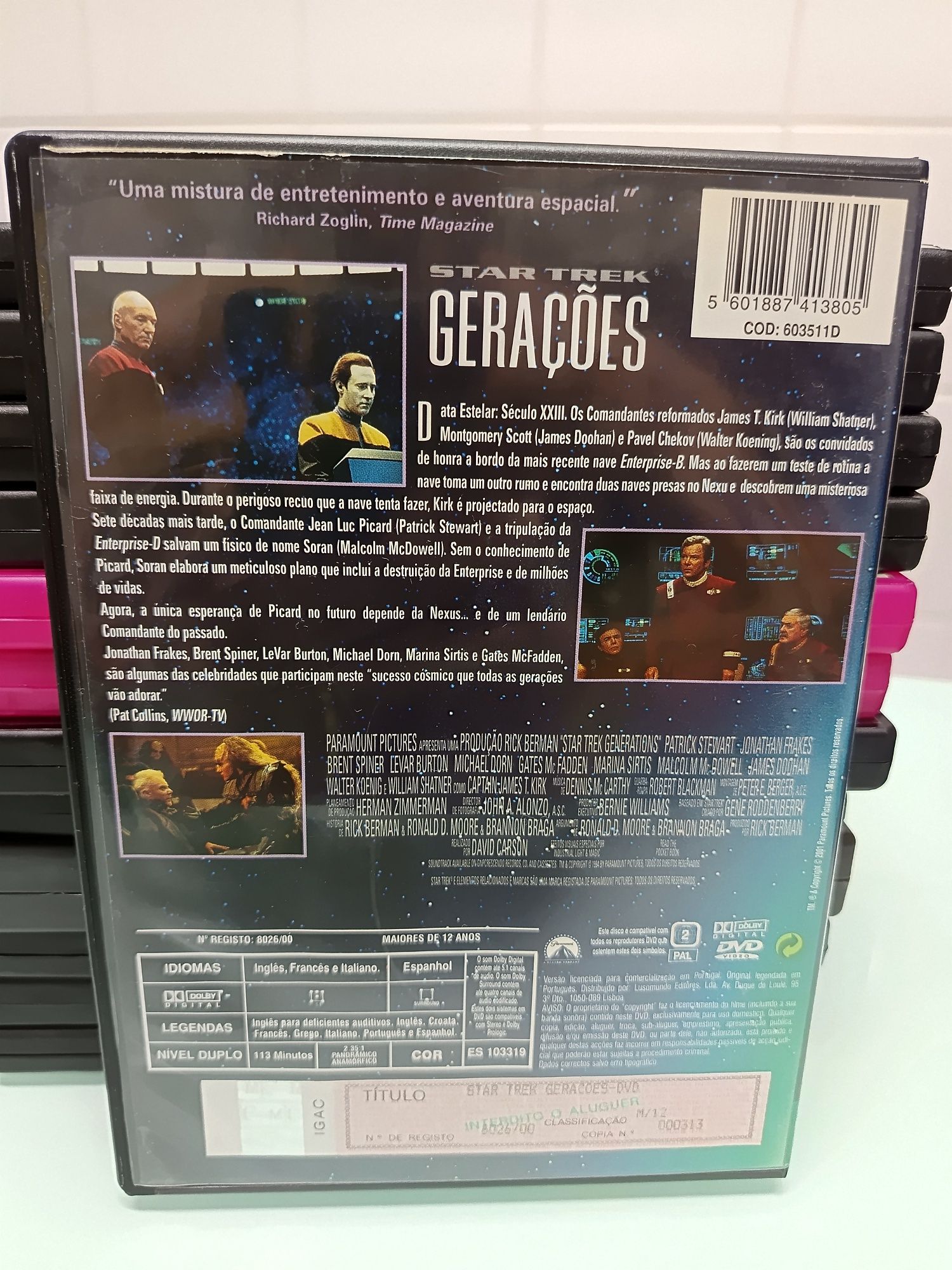DVD star trek gerações