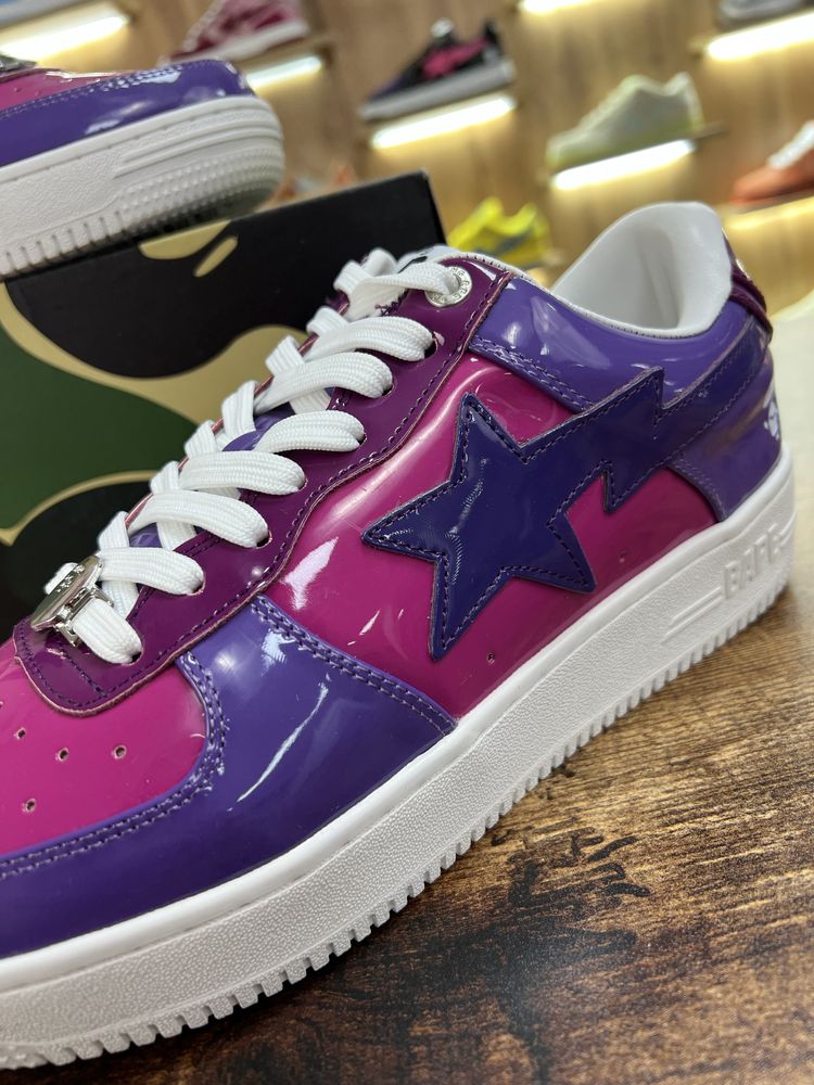 Кросівки Bape Sta Purple / Pink Low