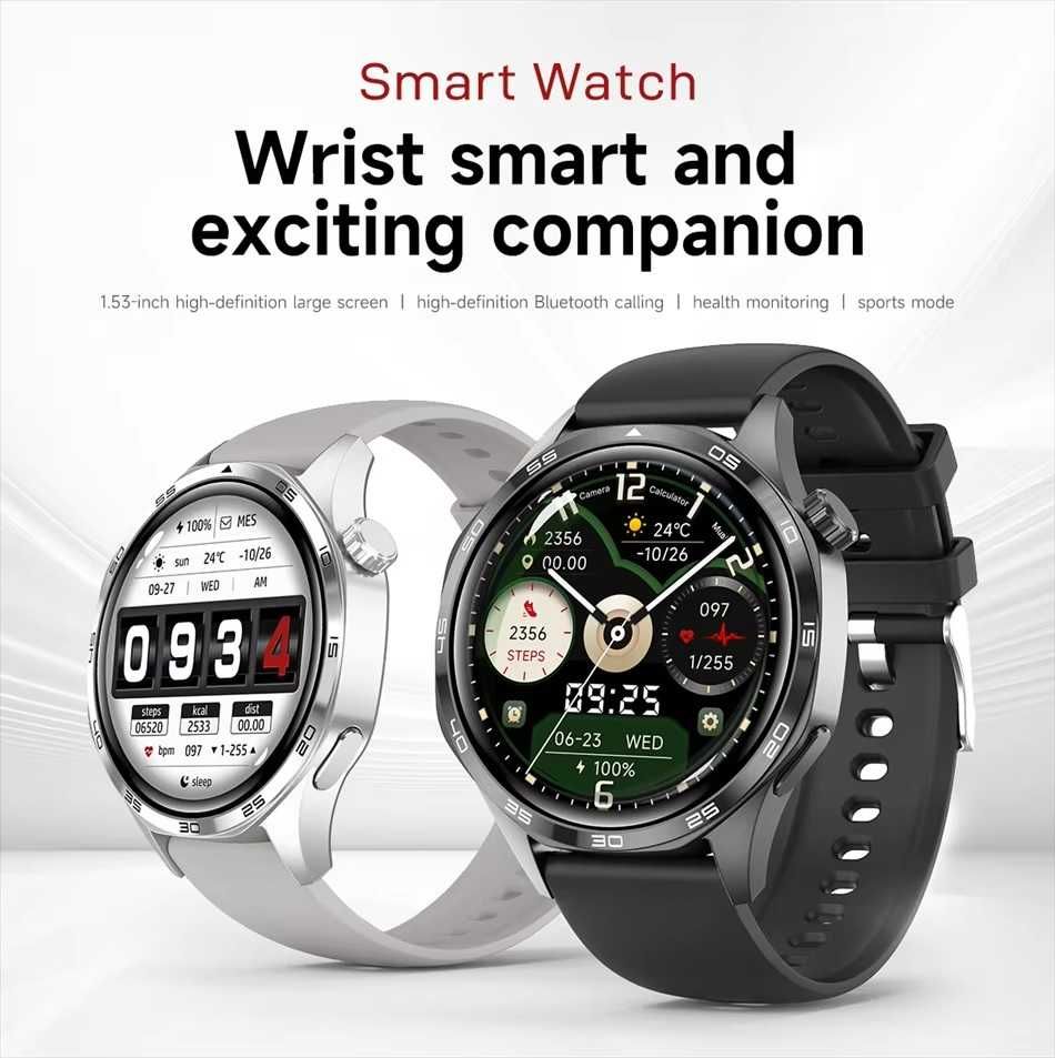 SmartWatch GT5 MAX 1,53 cala rozmowy menu PL
