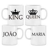 King & Queen Flat Caneca Pack