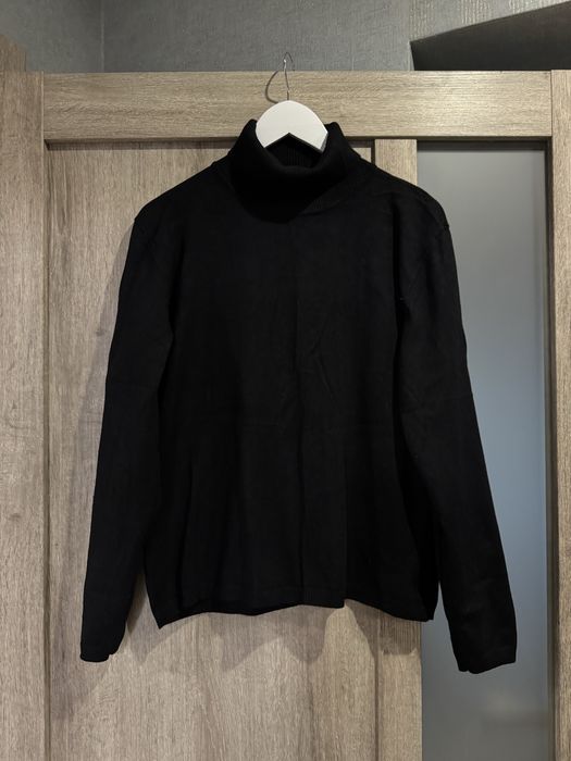 Чорний жіночий гольф французький трикотаж