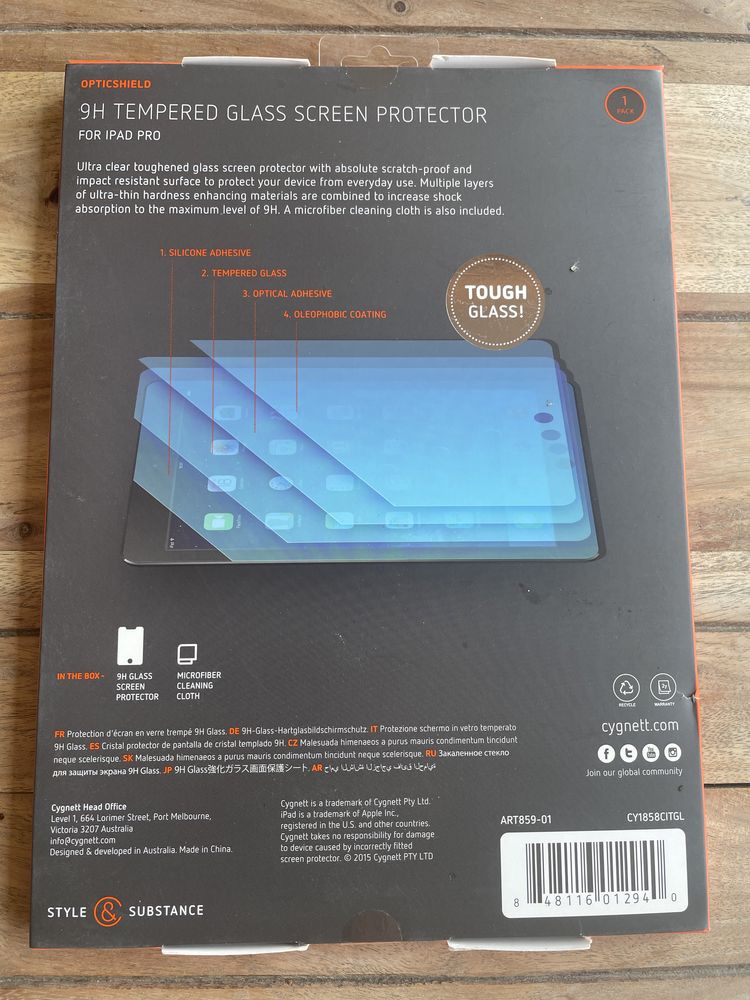 Szkło hartowane, ochronne do iPad Pro 12,9"