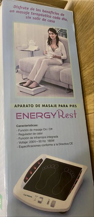 Aparelho de massagem para pés Energy Reset - Novo