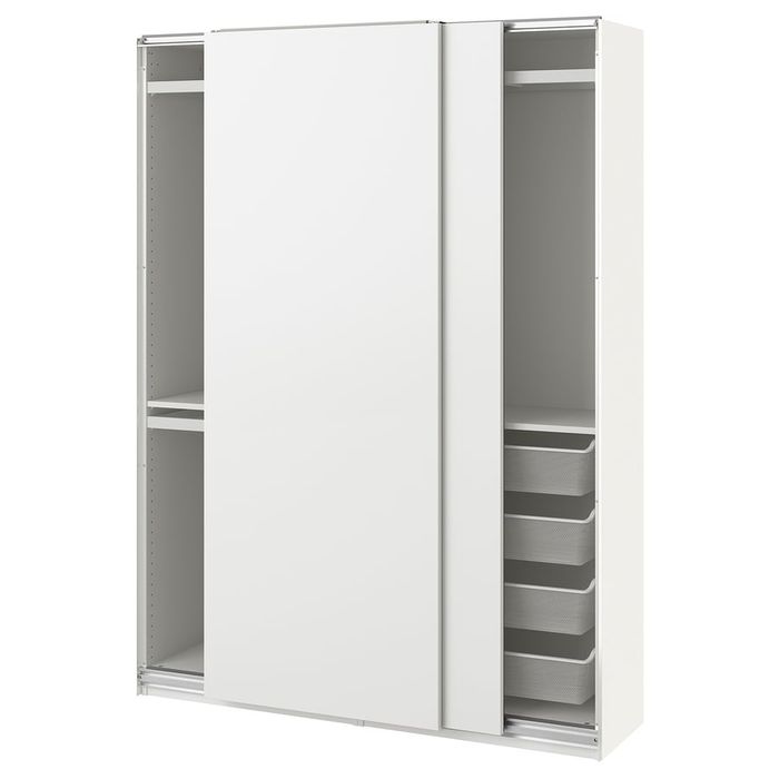 PAX / HASVIKPAX
Combinação de roupeiro, branco/branco, 150x43