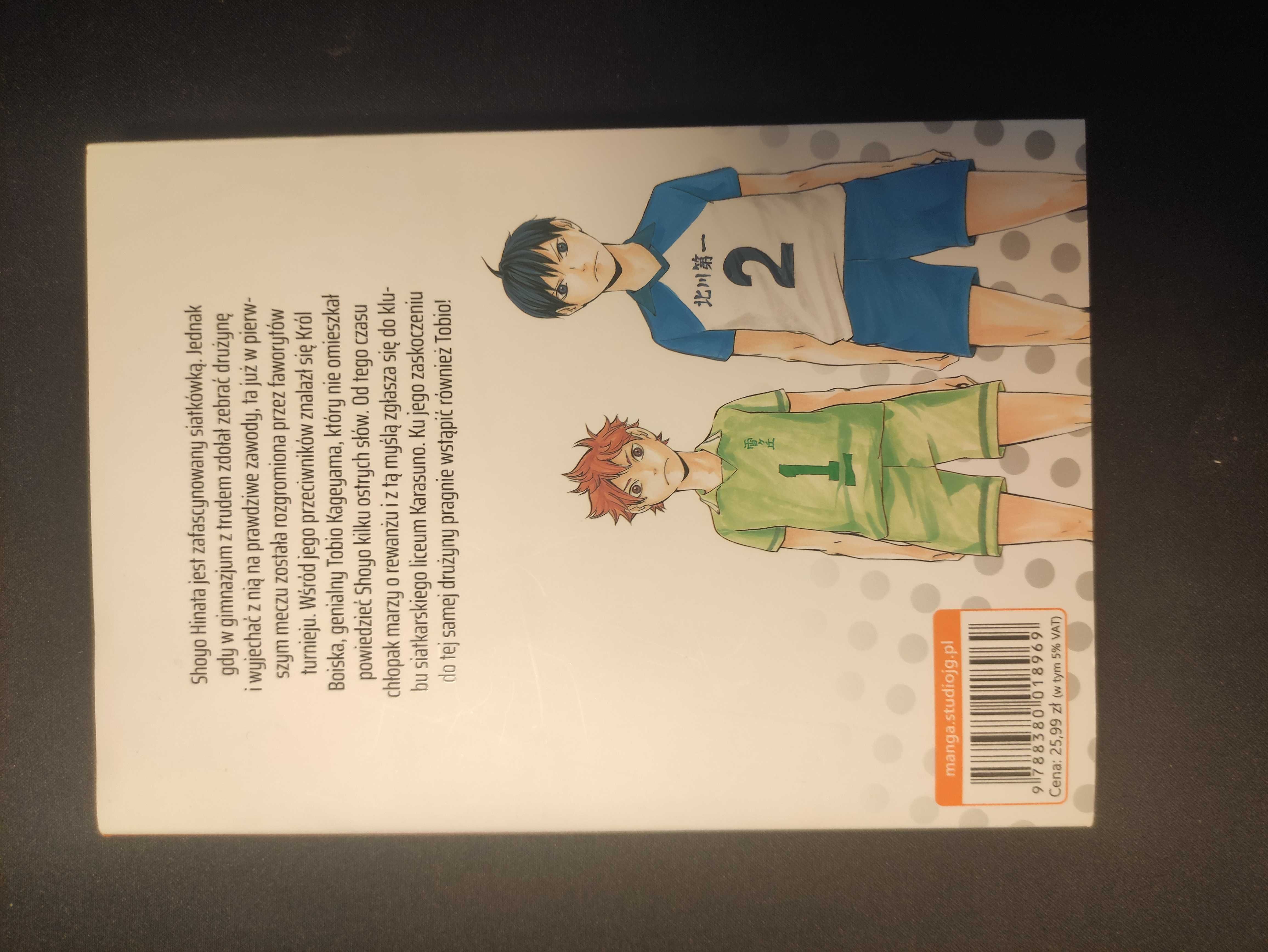 Haikyu! Tom 1, manga