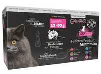 Karma dla kotów Catz Finefood Purrrr I - mix smaków - 70% MIĘSO 12x85g