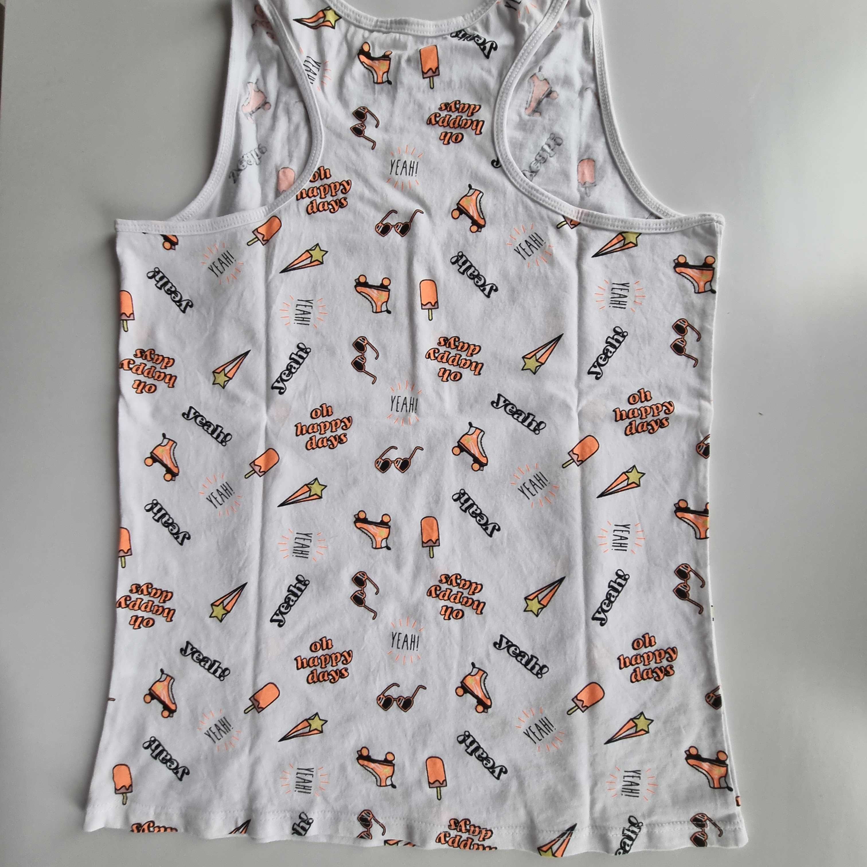 Bluzka T-shirt dziewczęca 5 10 15 linia Lincoln&Sharks roz. 152