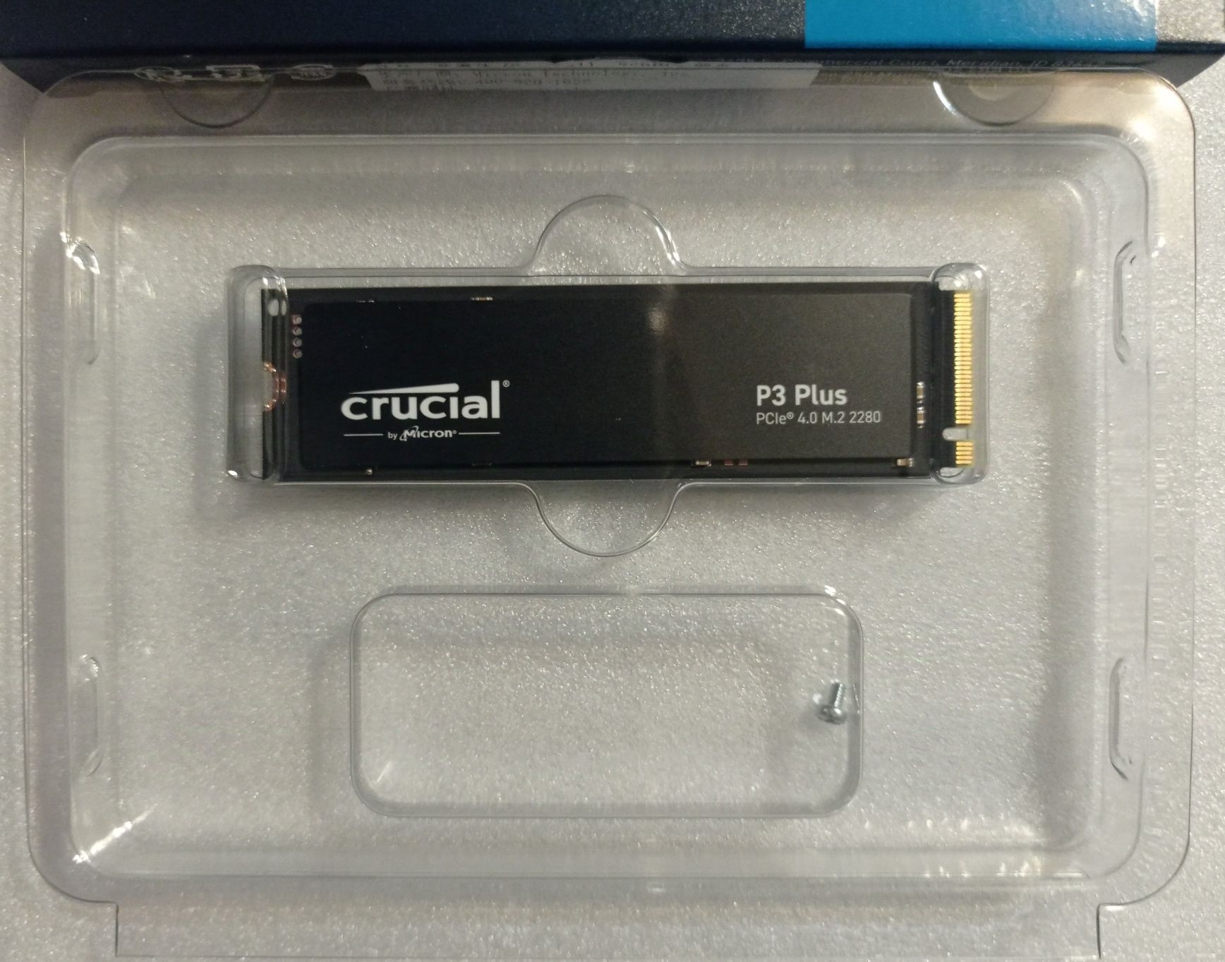 Новый nvme ssd на 1tb Crucial P3 Plus gen4x4 M.2