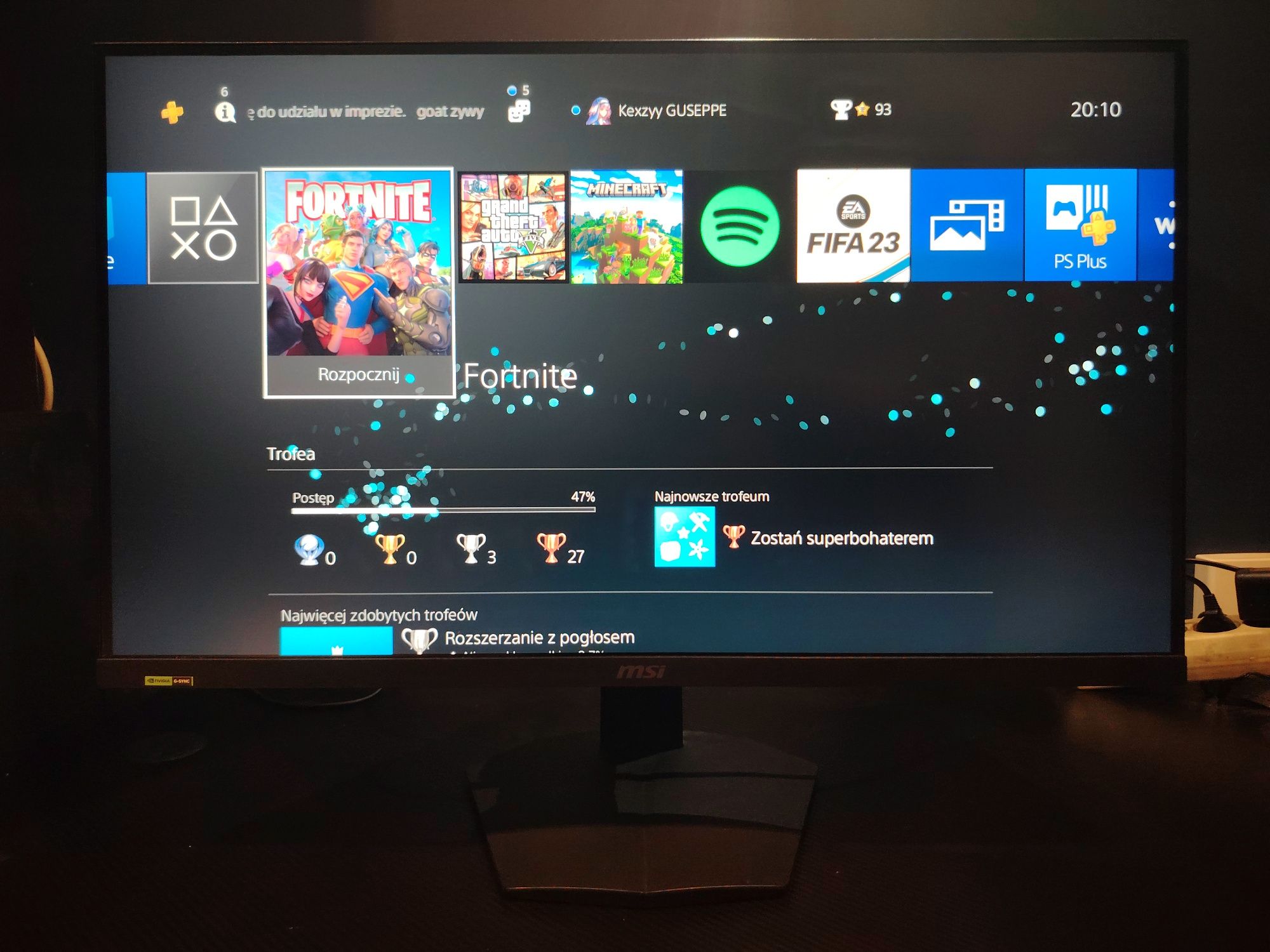 Monitor MSI G274F 27" IPS 180Hz 1ms