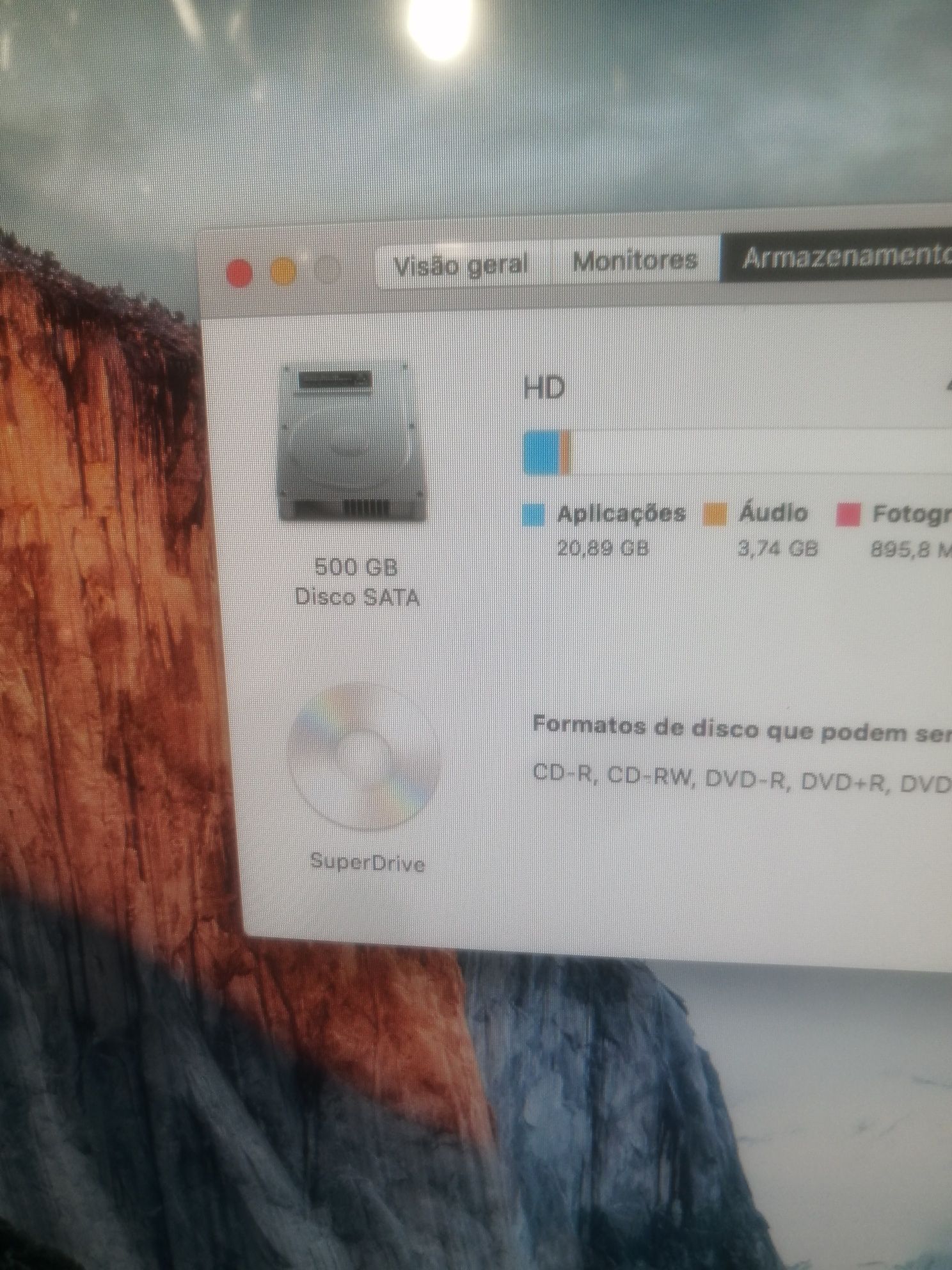 IMac 20 polegadas a funcionar tudo ok