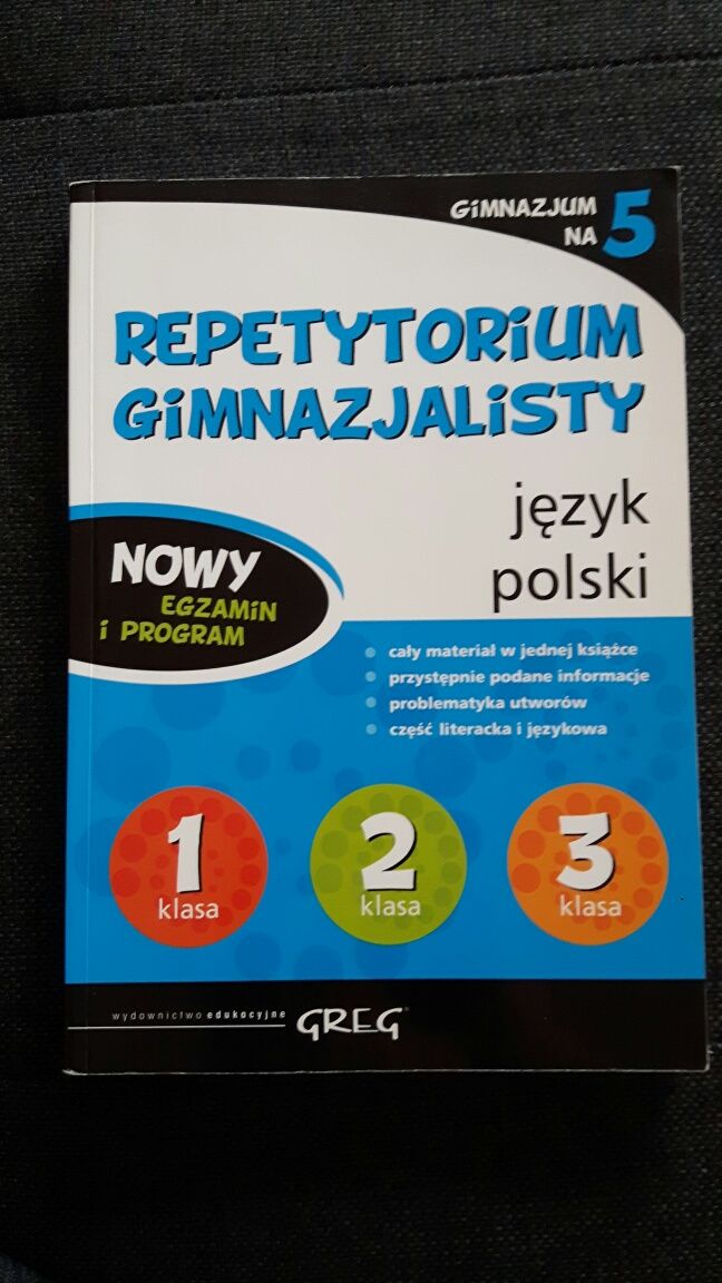 REPETYRORIUM gimnazjalisty - język polski