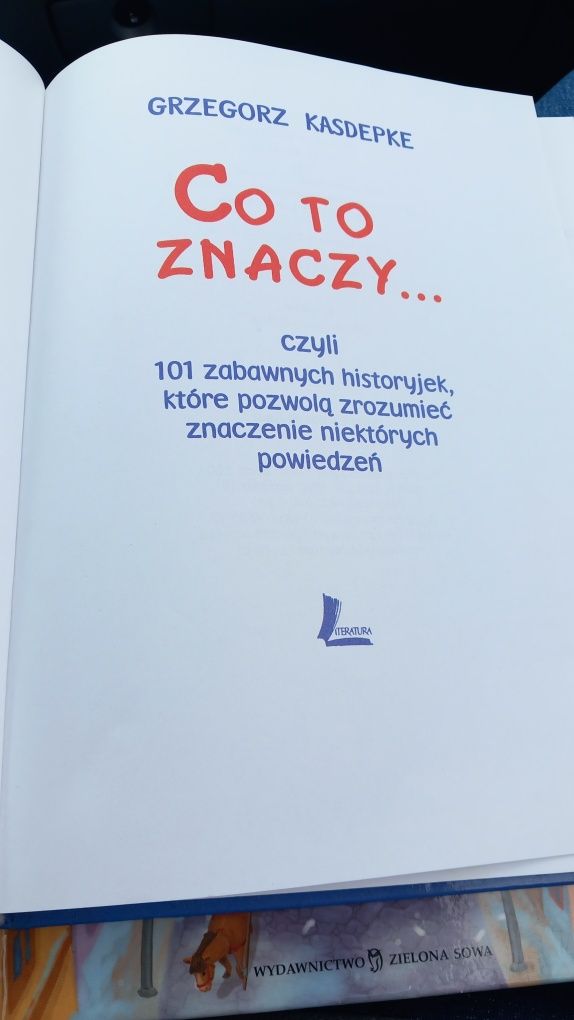 Co to znaczy... książka  Grzegorz Kasdepke