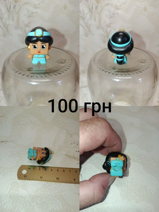 Фигурка Кокомелон Жасмин Аладдин Железный человек Ноутбук Единорог Пот