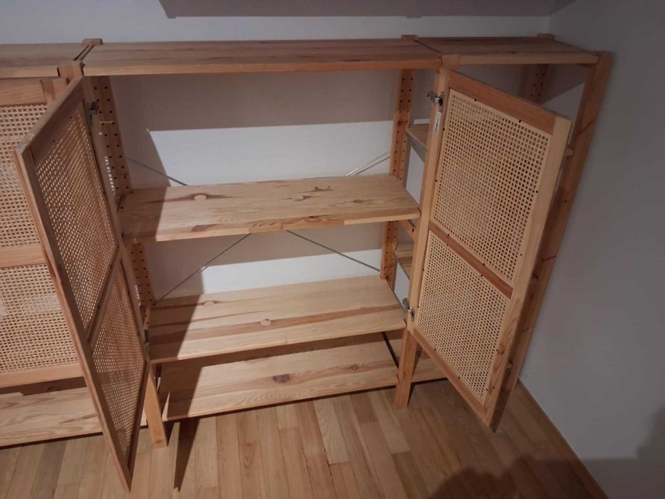 Regał z drzwiami, sosna, IVAR IKEA