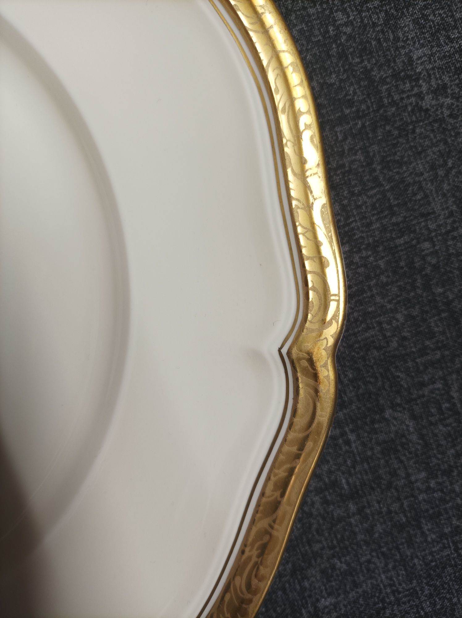 Rosenthal Chippendale BRABANT GOLD - talerz obiadowy płaski 25 cm