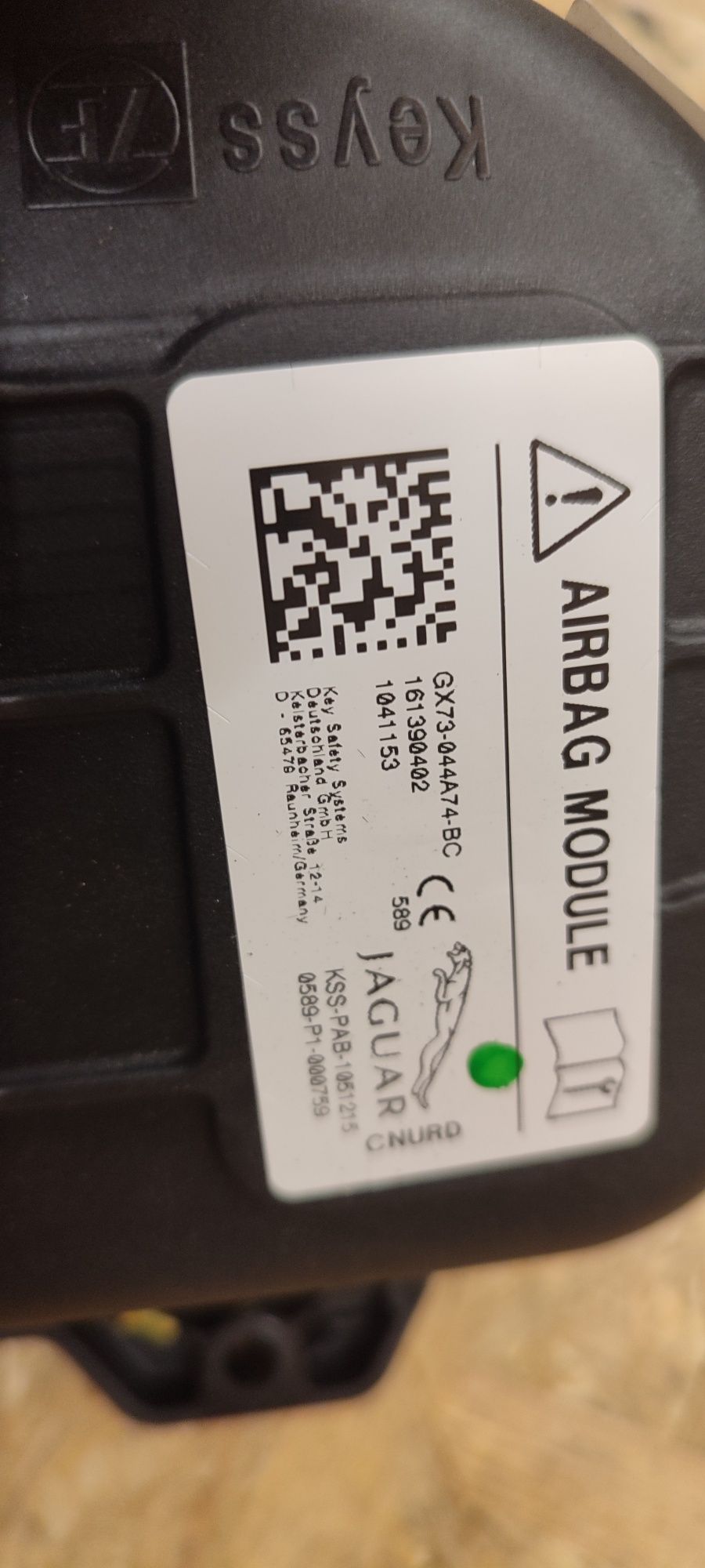 Jaguar XF x260 airbag kierowcy pasażera pasy sensor airbag