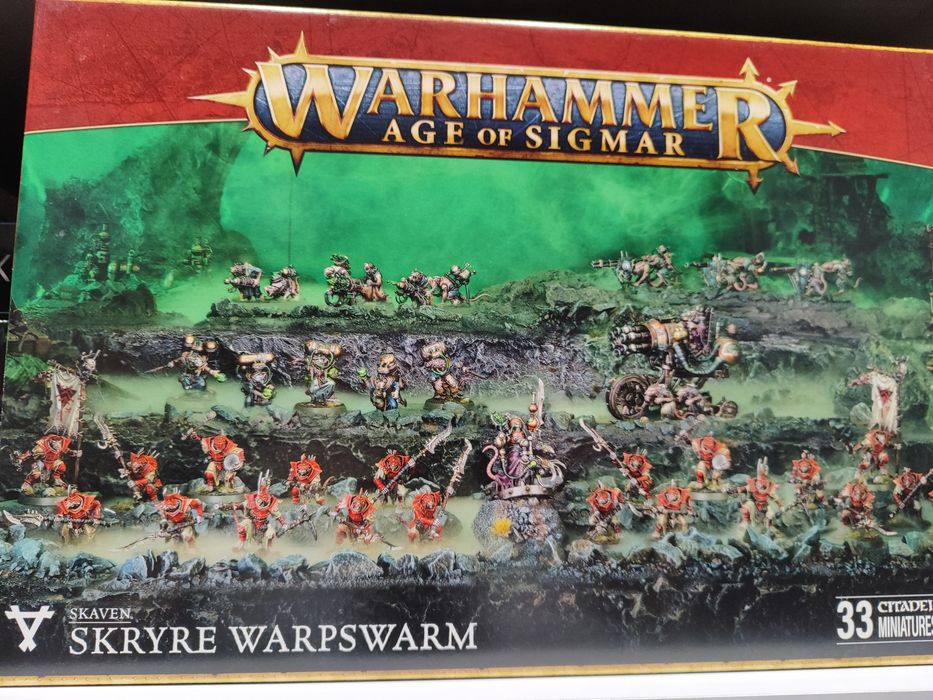 Age of Sigmar Skaven Skryre Warpswarm