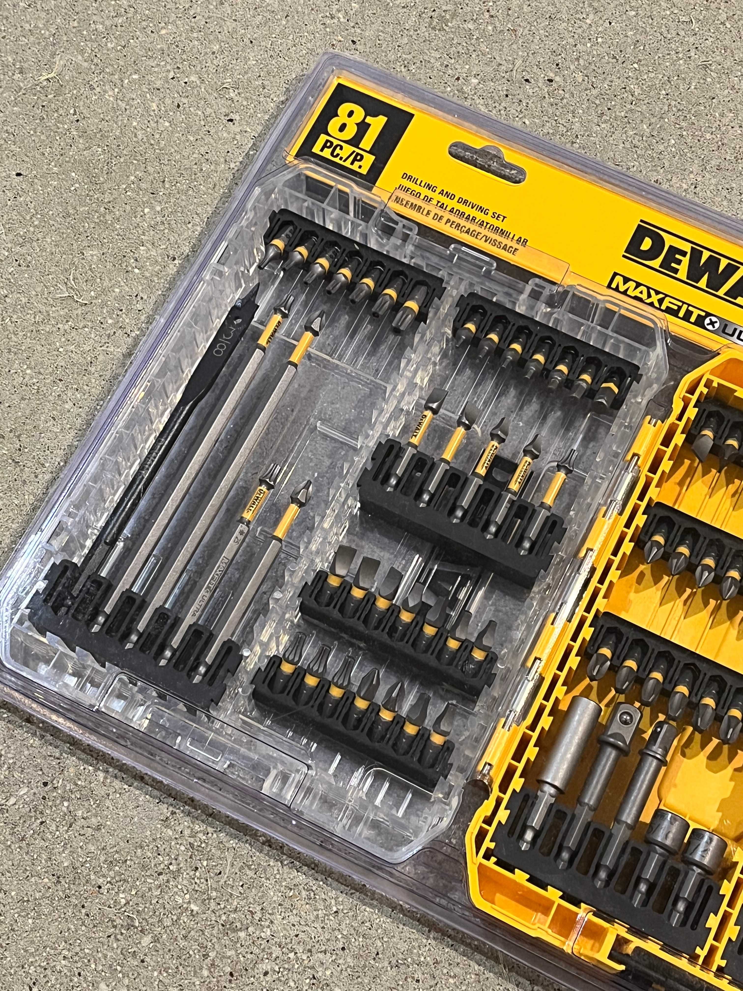 DEWALT max fit bity 81 czesci