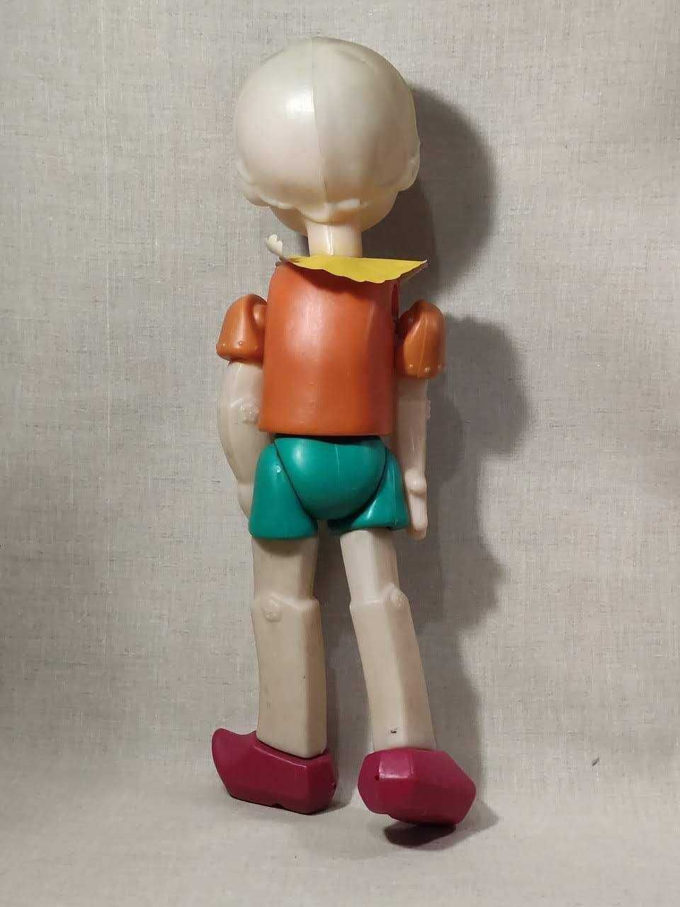 Большая кукла БУРАТИНО винтажная игрушка СССР пластмасса на резинках