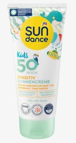 Sun dance Sonnencreme Kids sens 50 hoch сонцезахисний крем дитячий 100