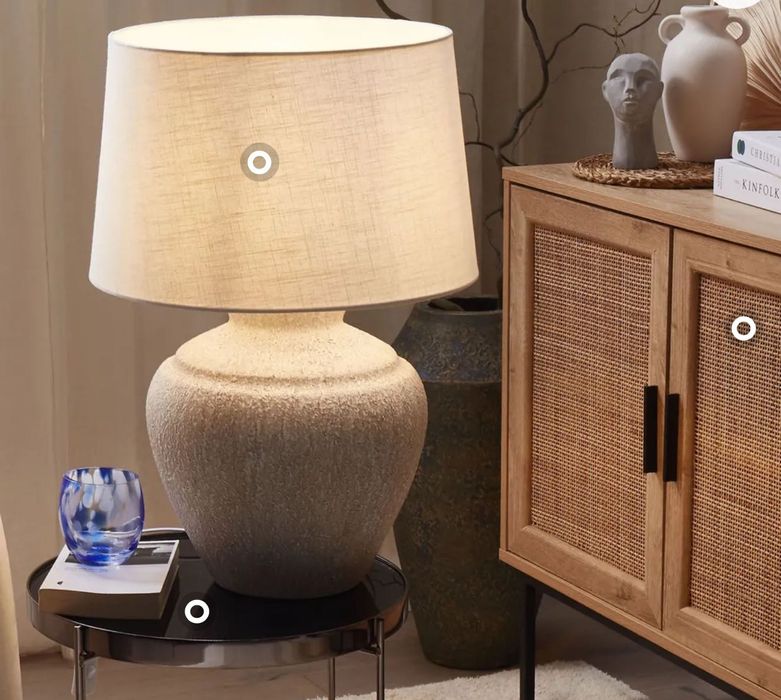 Lampa stołowa biała Belliani nowa