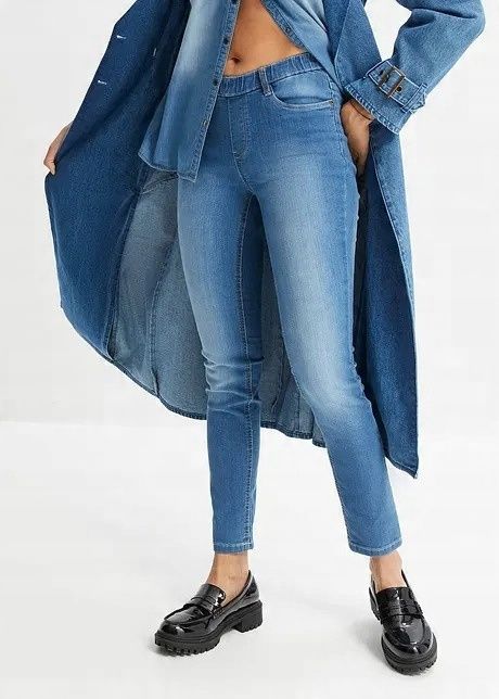 B.P.C spodnie jeansowe damskie skinny r.54