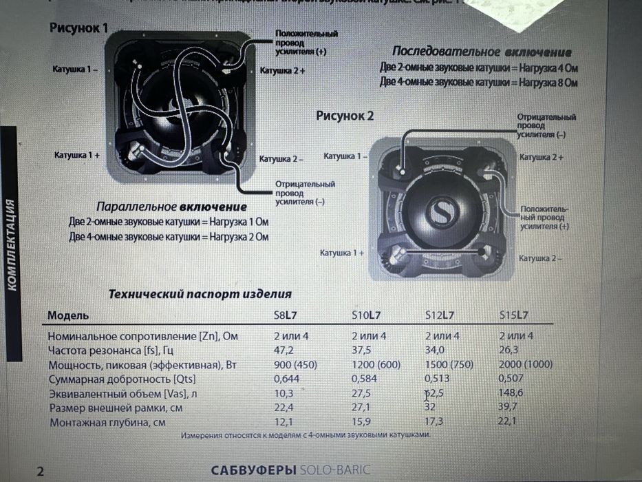 Підсилювач HELIX Precision H4 сабвуфер KICKER S15 L7 - 2000 W