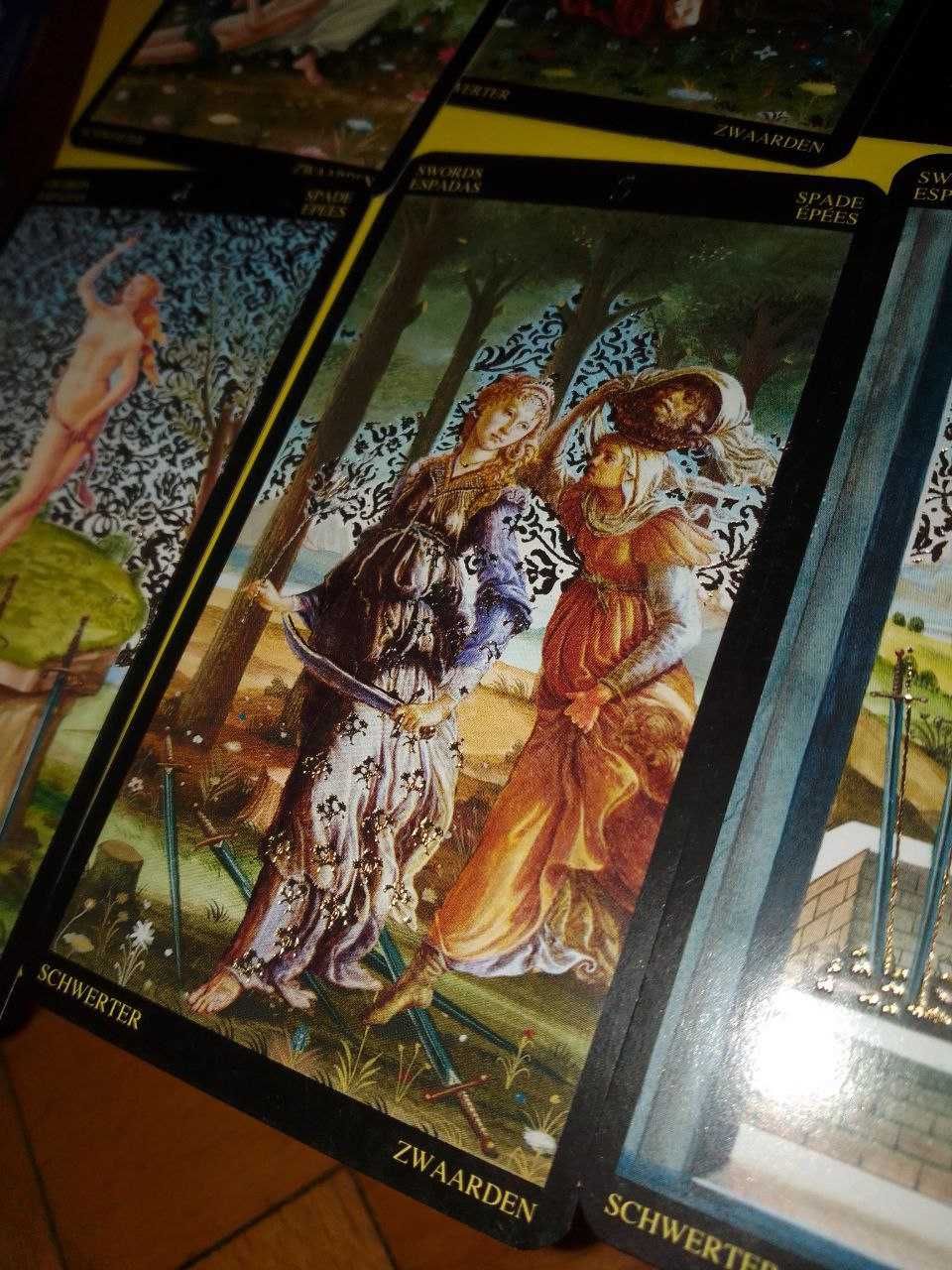 Золотое Таро Боттичелли Golden Botticelli Tarot