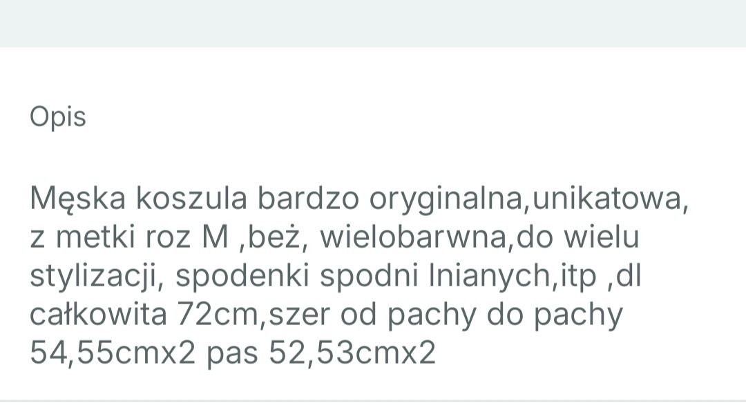 Koszula męska HM, beż,niebieski,100% viskoza