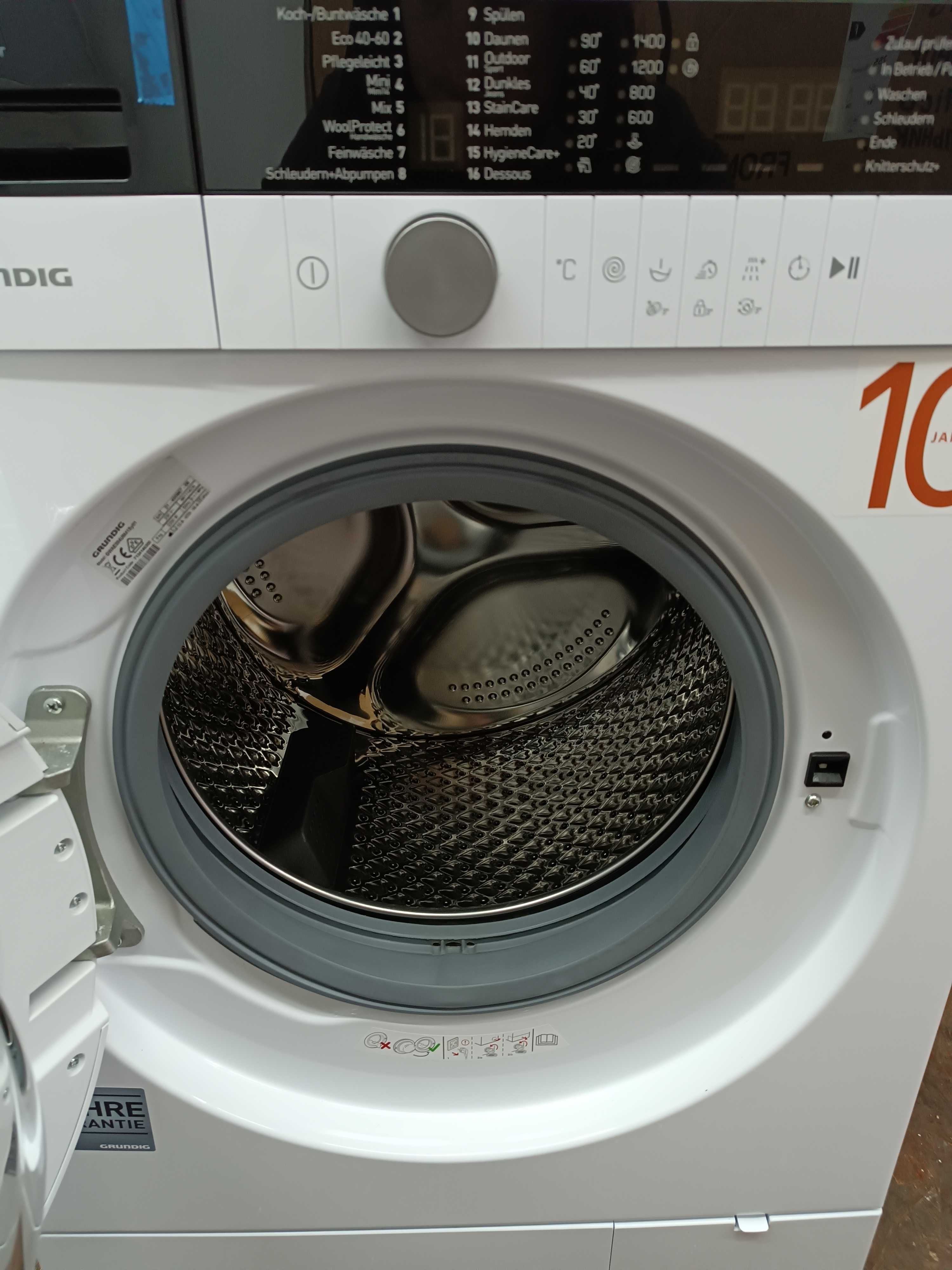 Grundig GWAE pralka wolnostojąca 60cm ładowana od przodu biała