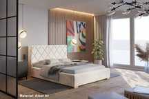 Łóżka Łóżko tapicerowane bed ROSA 160x200 180x200 stelaż pojemnik