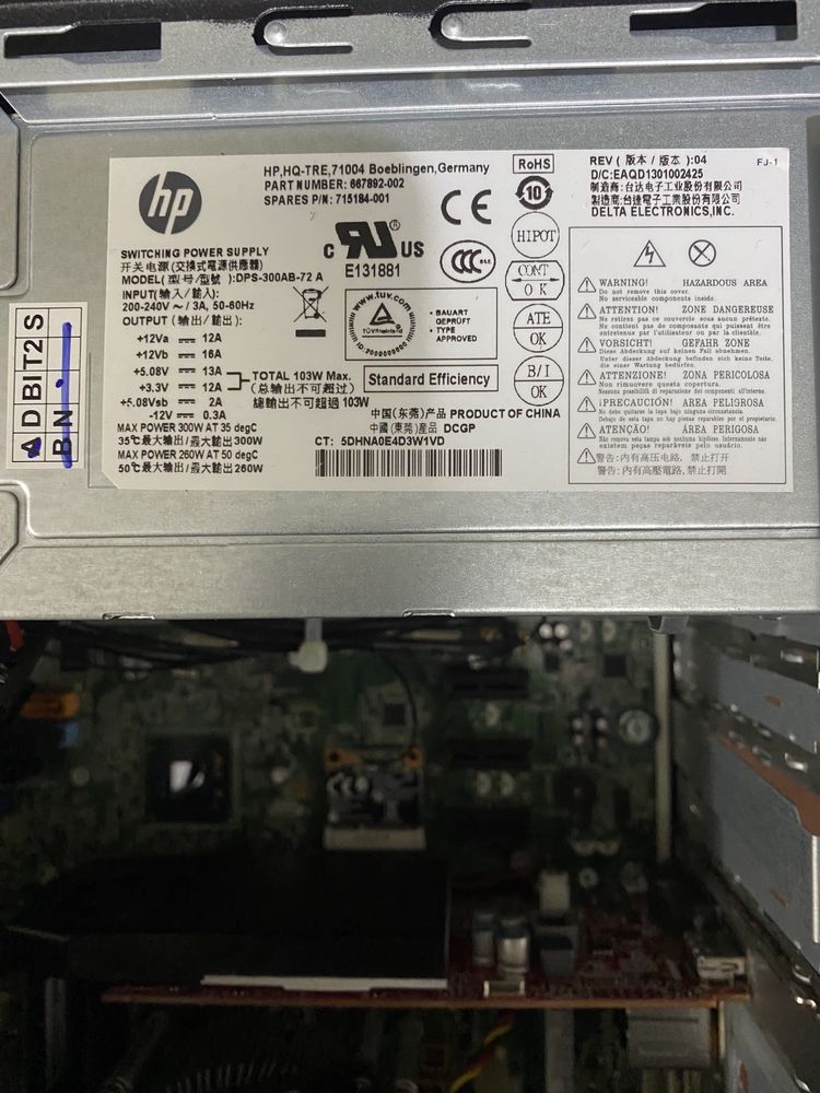 системний блок HP Pavilion/i5-3/GT630-2GB/8GB RAM/500GB HDD! n318