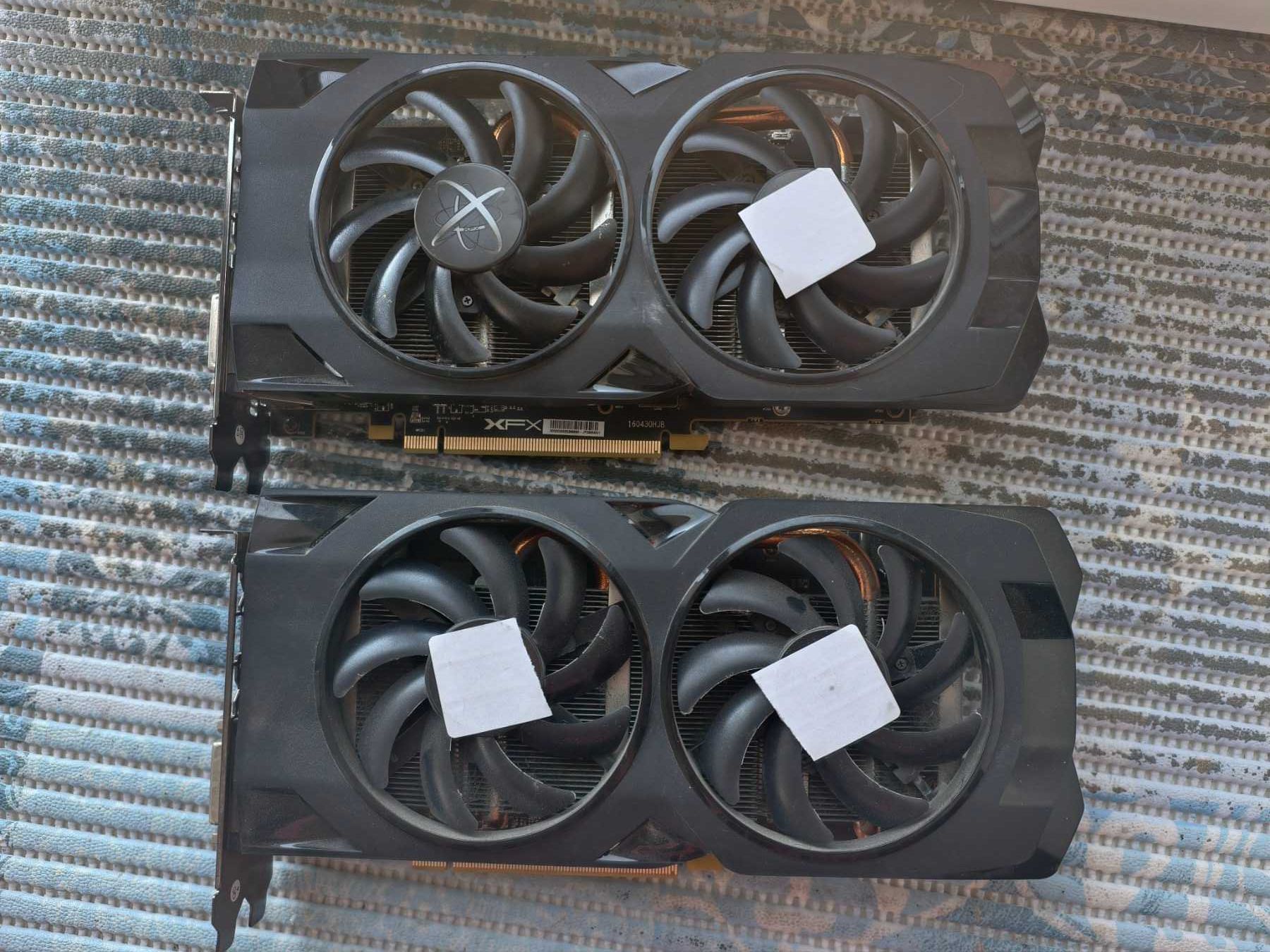 2 відеоакарти в ремонт/на запчастини! XFX RX 470 8GB