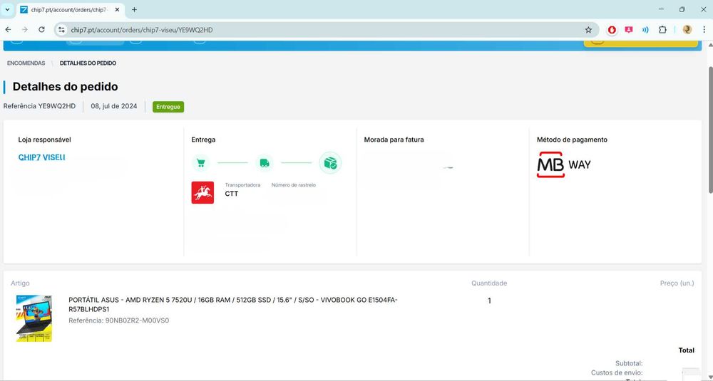 PC Asus Vivobook GO E1504FA