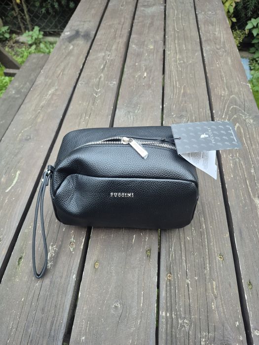 Puccini kosmetyczka czarna unisex  Nowa praktyczna