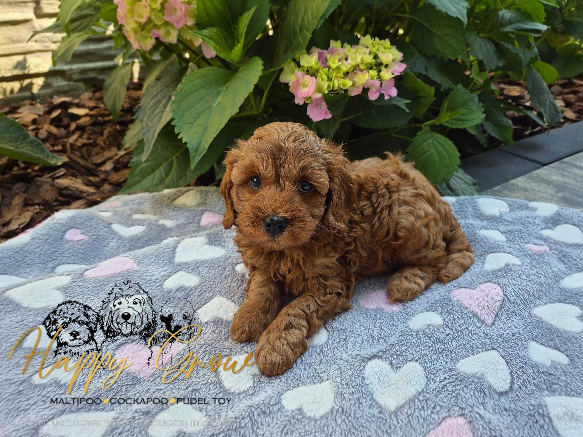 Cockapoo F1B Red Piesek Laki