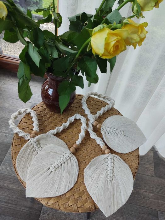 Dekoracyjny sznur do zasłon w stylu Boho - komplet