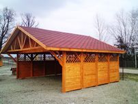 wiata drewniana,garaż,budynek gospodarczy,ogrodowy,magazyn,6x5m
