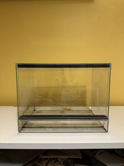 Terarrium 40x30x30 szklane gekon ptasznik agama terrarystyka zolw